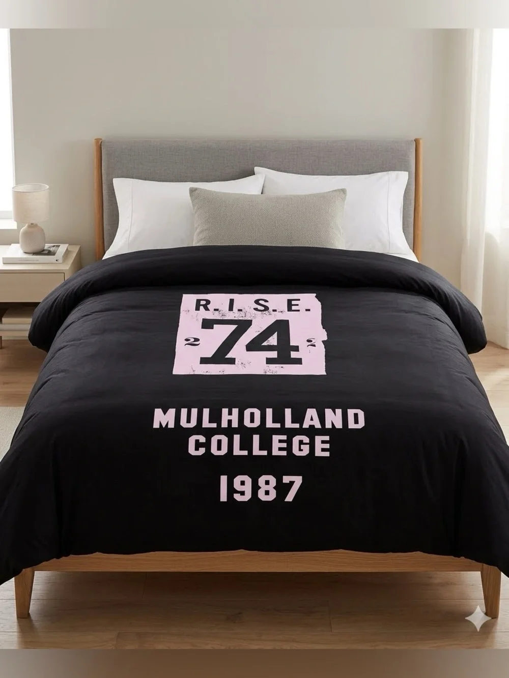 Calvin Klein Modern Cotton Collection Duvet Cover Rise 74 Collegiate Graphic